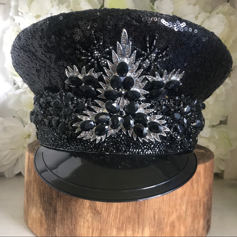 Burning Man Festival Hat - Custom Made Black